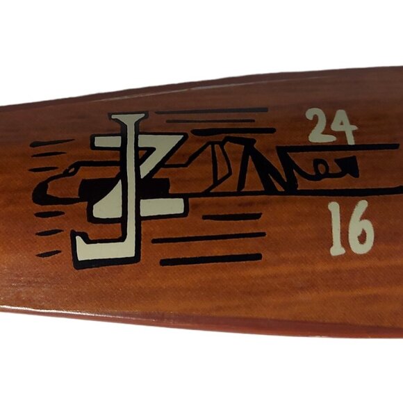 Airplane Propeller Blade Stylish Red Metal Spinner Pawnee Indian Wall Decor 28" - Picture 5 of 10